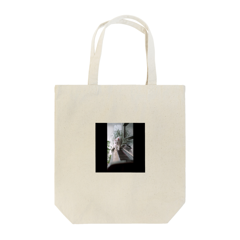 ozuzu123のピアノでねこ Tote Bag