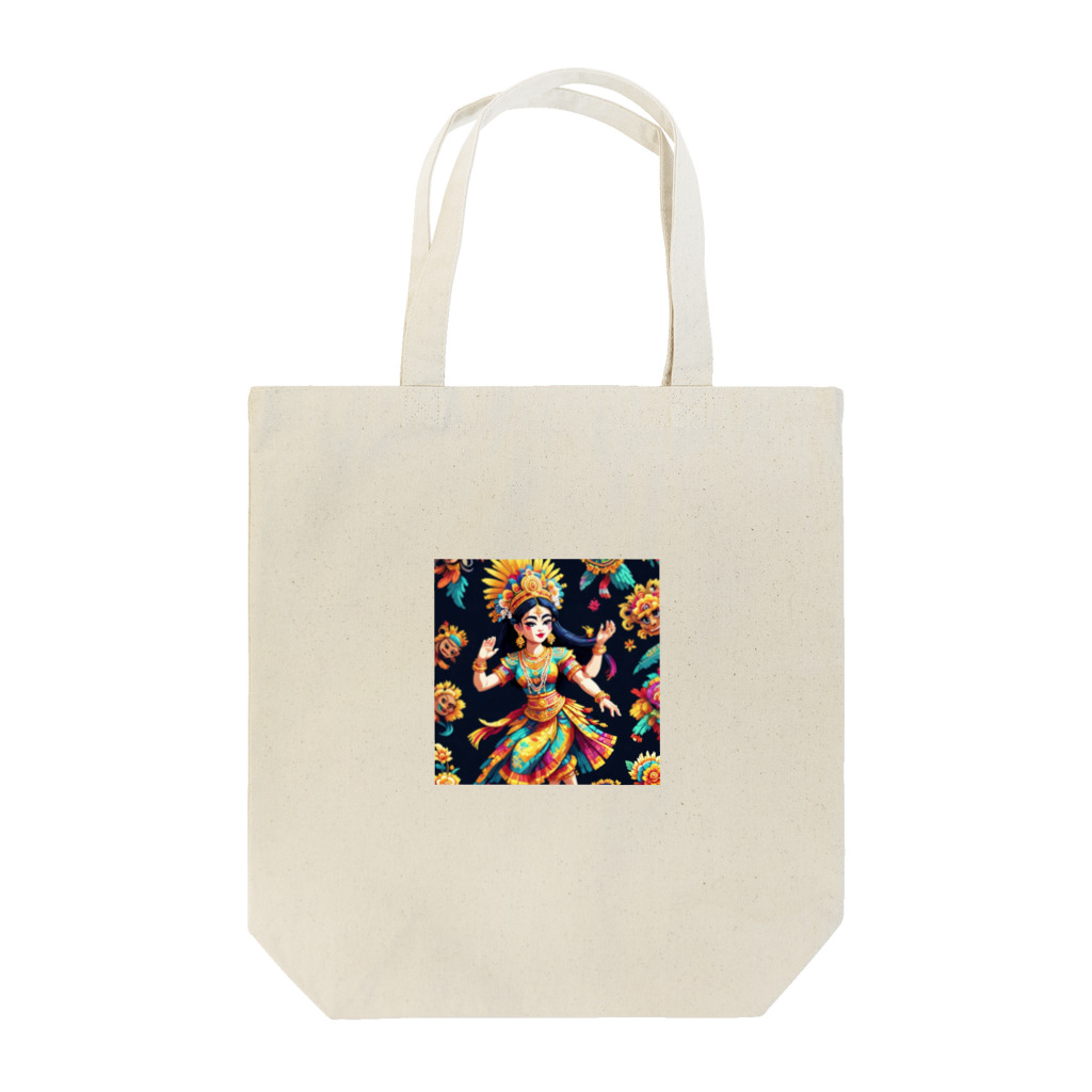 South East Asia culture shopの【東南アジアのカルチャーシリーズ】バリのダンサー Tote Bag