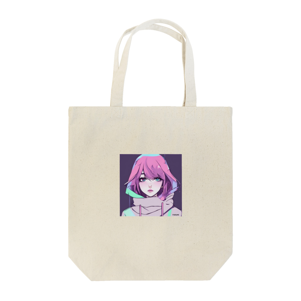 近未来美少女「オッドアイ」の近未来美少女「オッドアイ」 Tote Bag