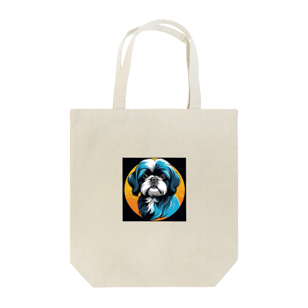 エッグのmysterious shih tzu dog Tote Bag