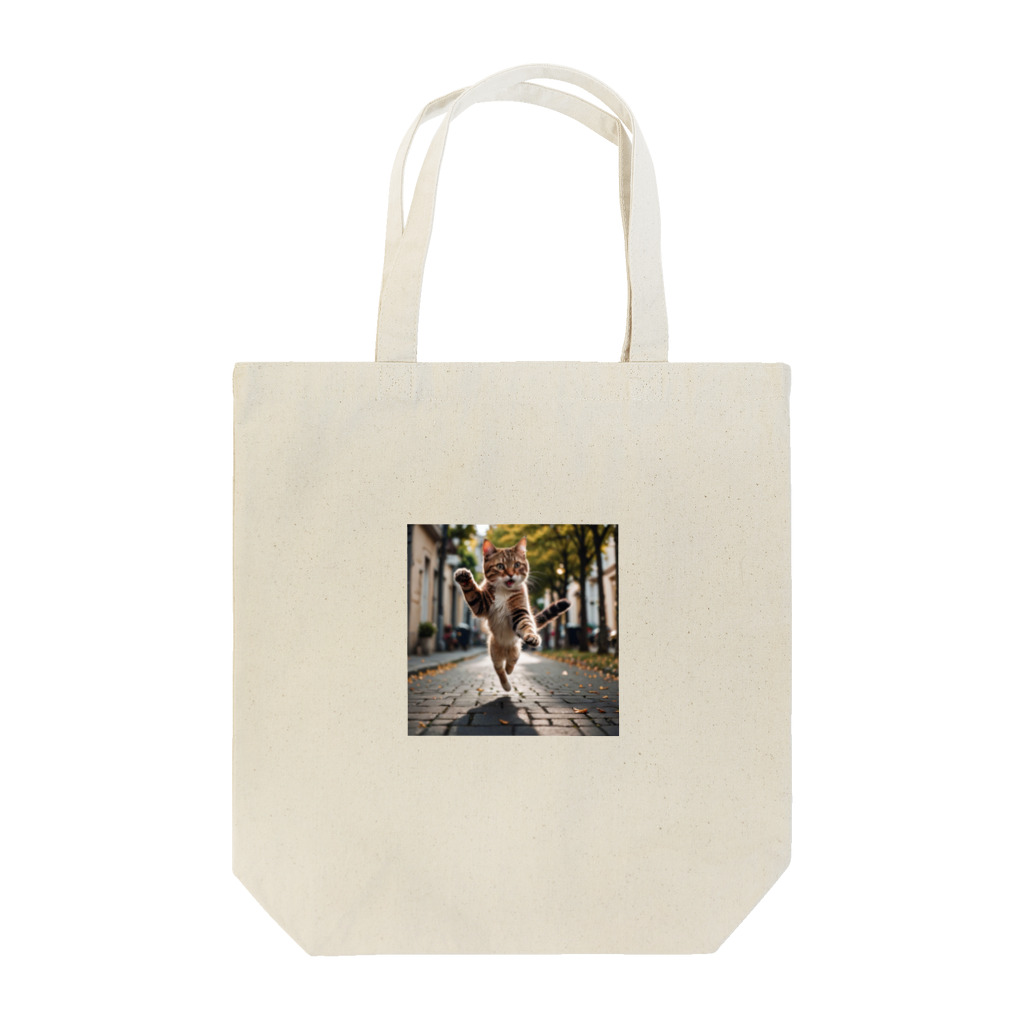 たそがれ！動物村の猫った驚いた Tote Bag