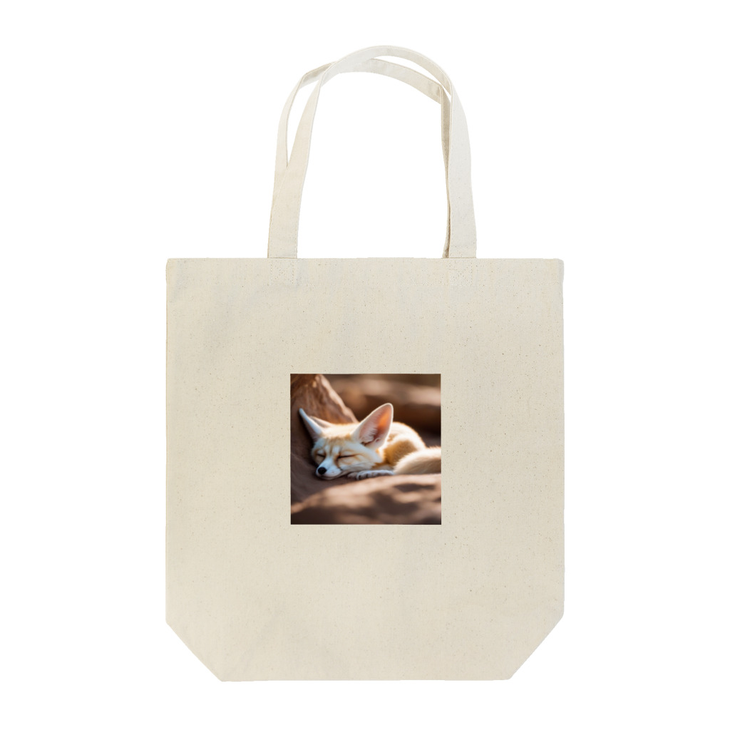 Bluefireのスヤスヤ寝ちゃったフェネック Tote Bag