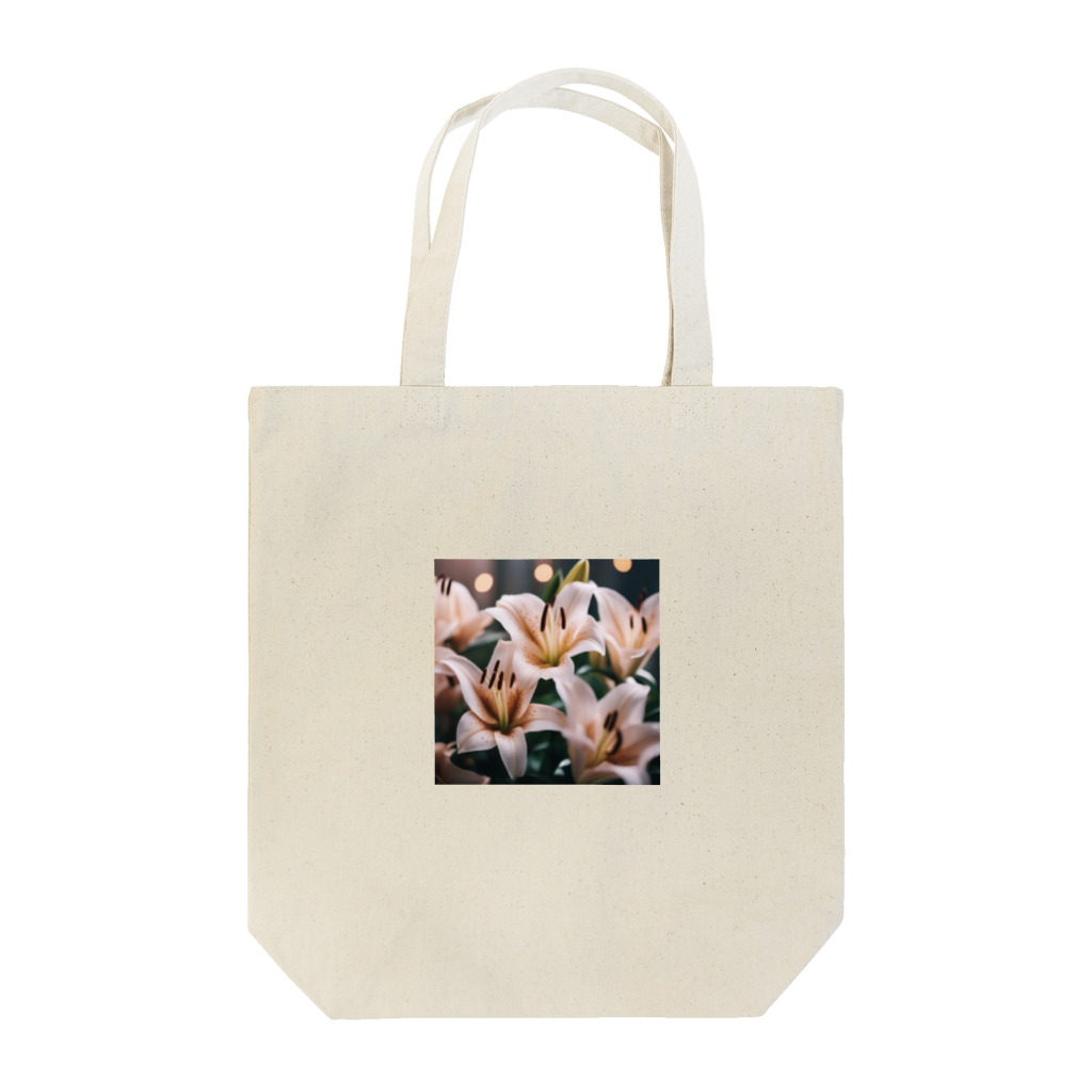 neat55のヒメユリの優雅な花弁 Tote Bag