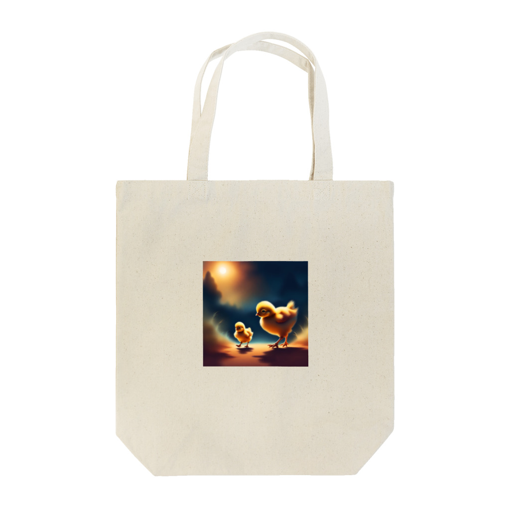 animal_fanの兄弟のひよこ Tote Bag