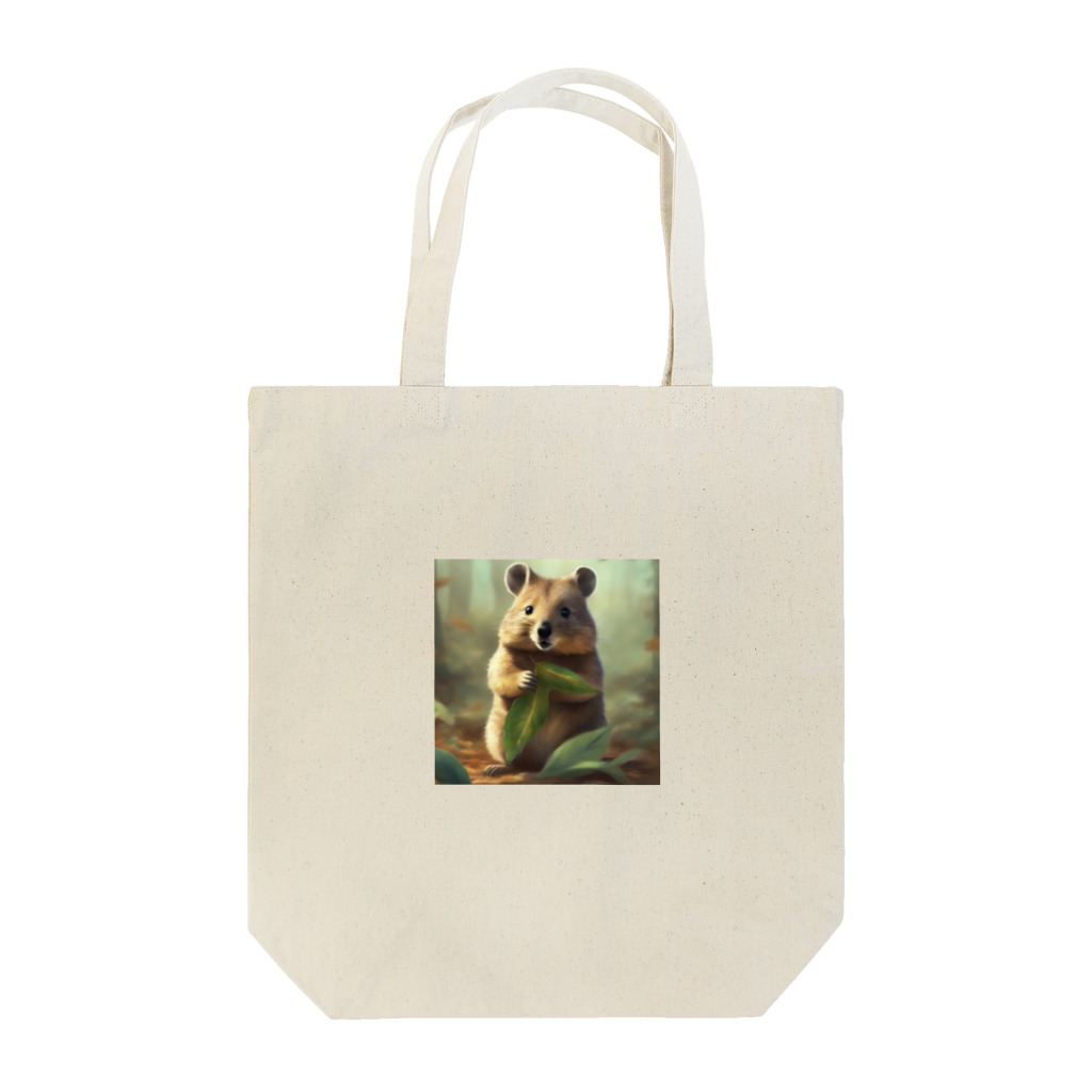 BaobabQuokkaのクオッカワラビーのごはんの時間 Tote Bag