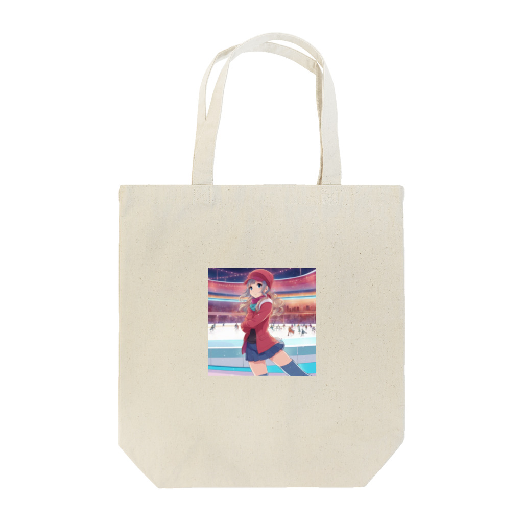 aoicanonのスケートをする女性 Tote Bag