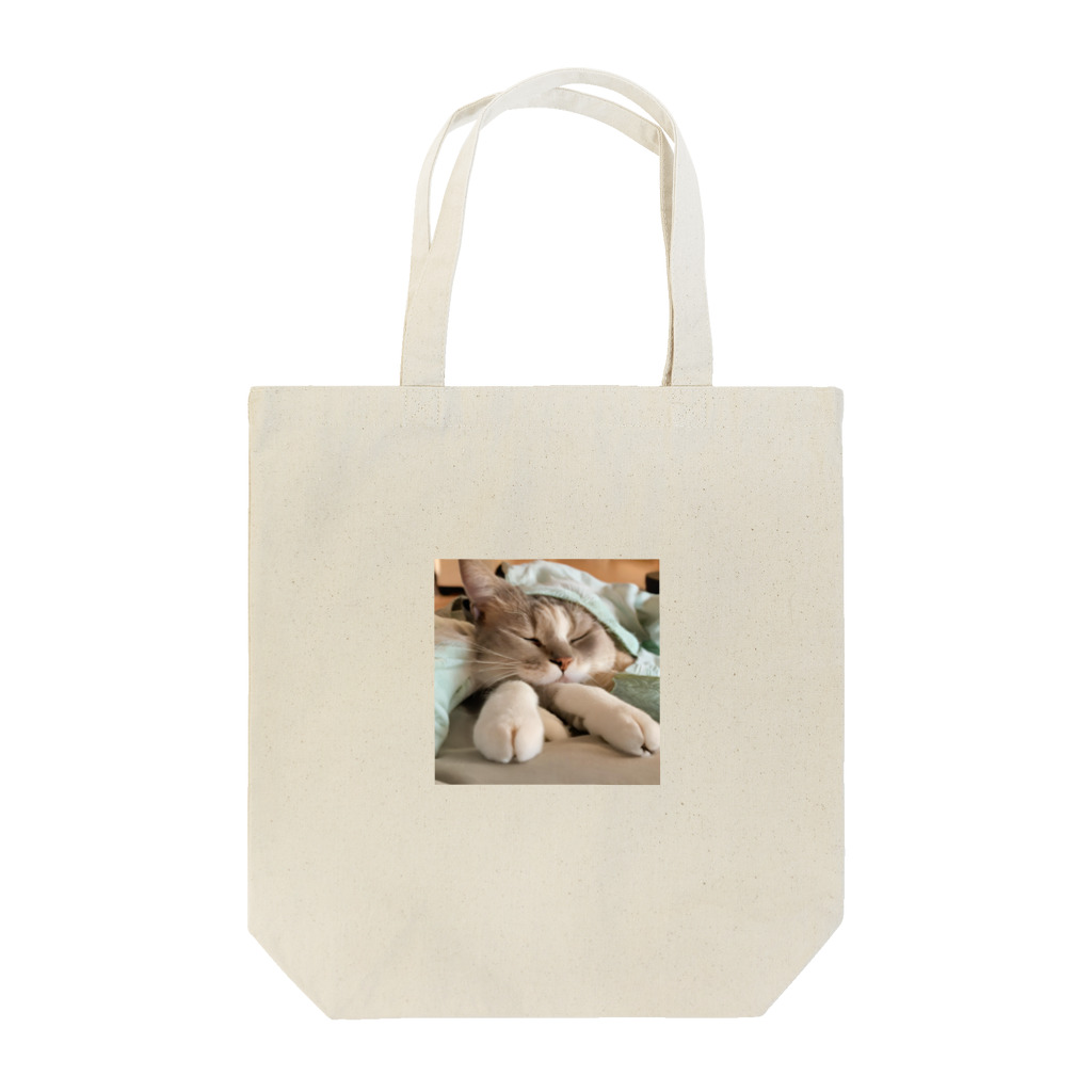 癒やされショップの癒やされるにゃ Tote Bag