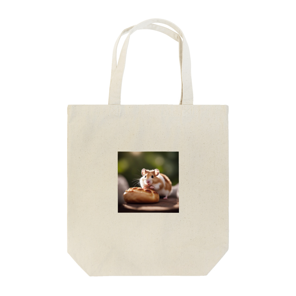 Yleのパンを食べたいハムスター！ Tote Bag