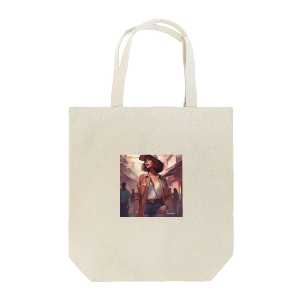 Kyon_IllustItemShopのグランジスタイルのファッションアイコン Tote Bag