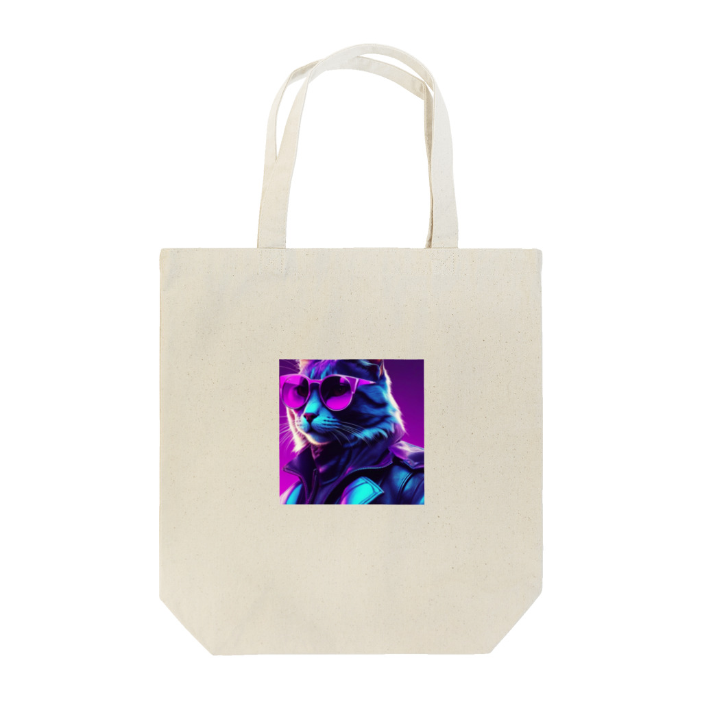 jujumarucatのROCKYCAT　サングラス Tote Bag