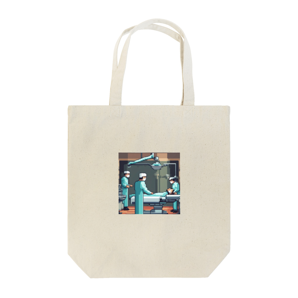 RainboWhaleのドット手術室 Tote Bag