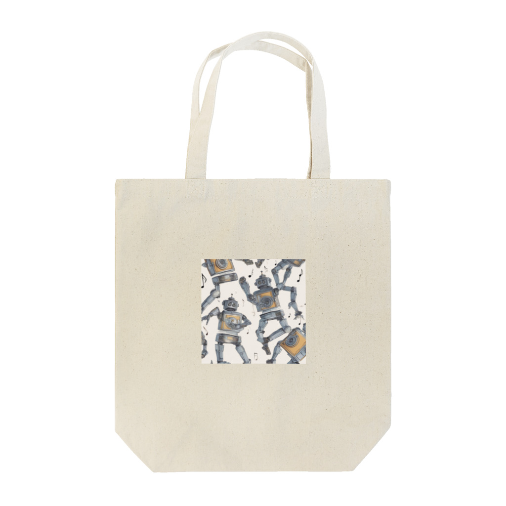 d-design-labのdancing robots Tote Bag