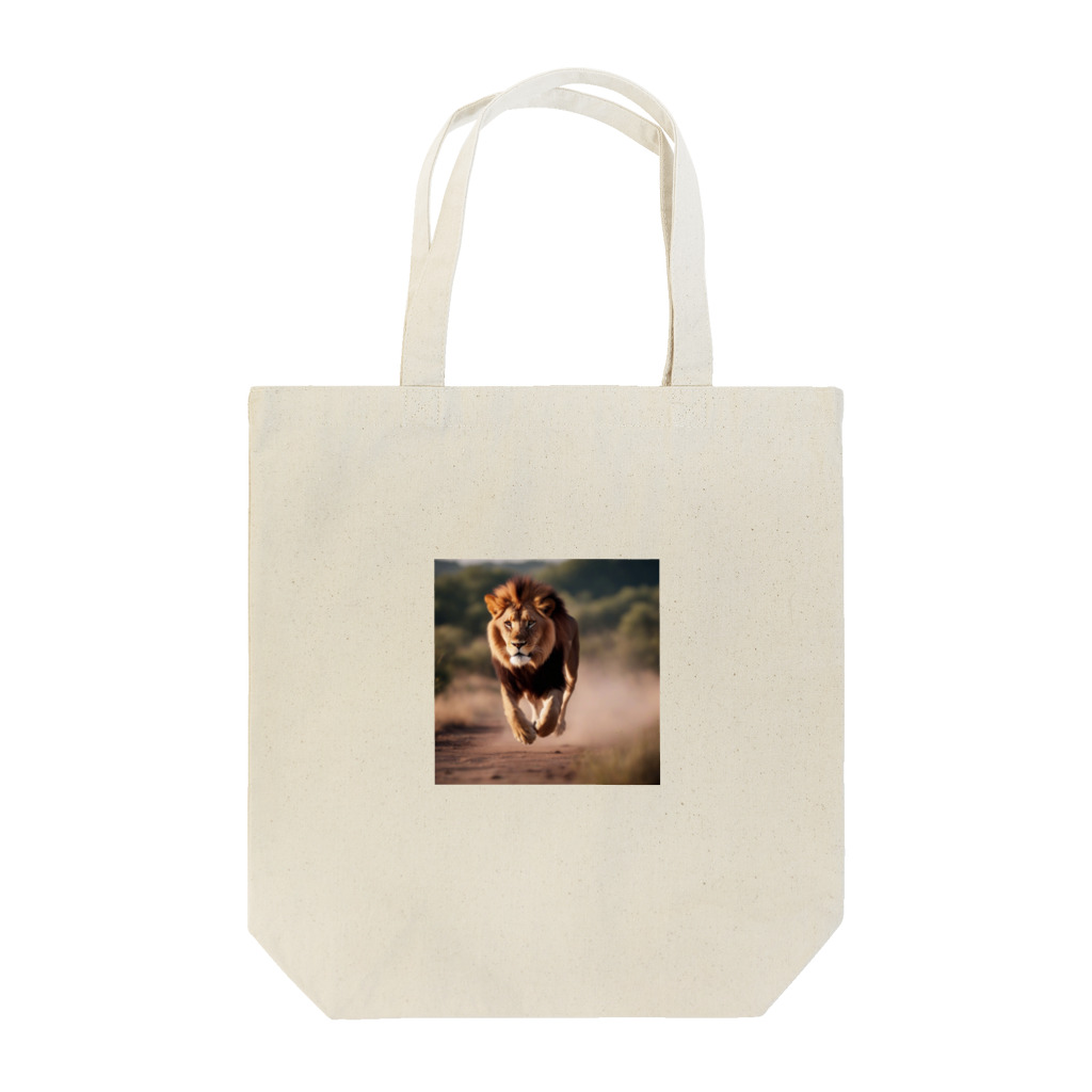 kei-001の走るライオン Tote Bag