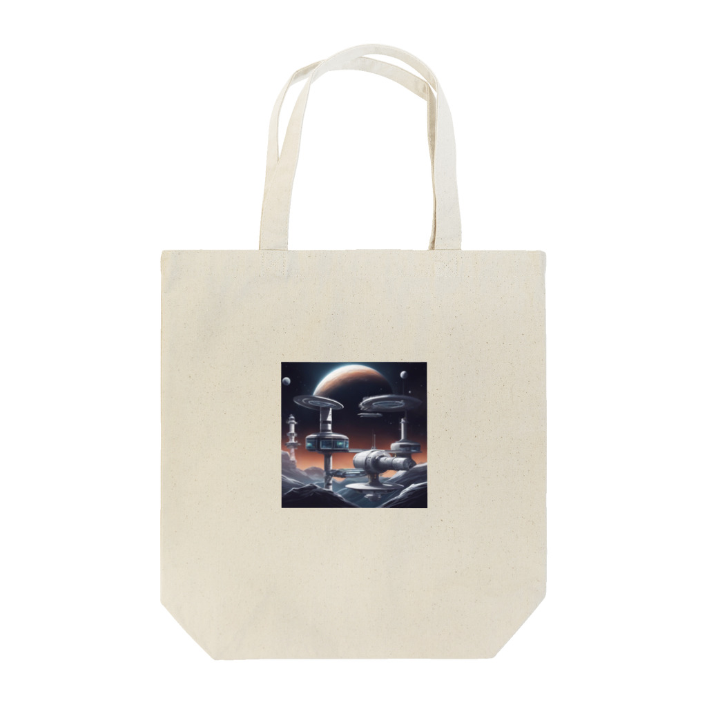 Banksy-sの1. Futura Space Station Tote Bag