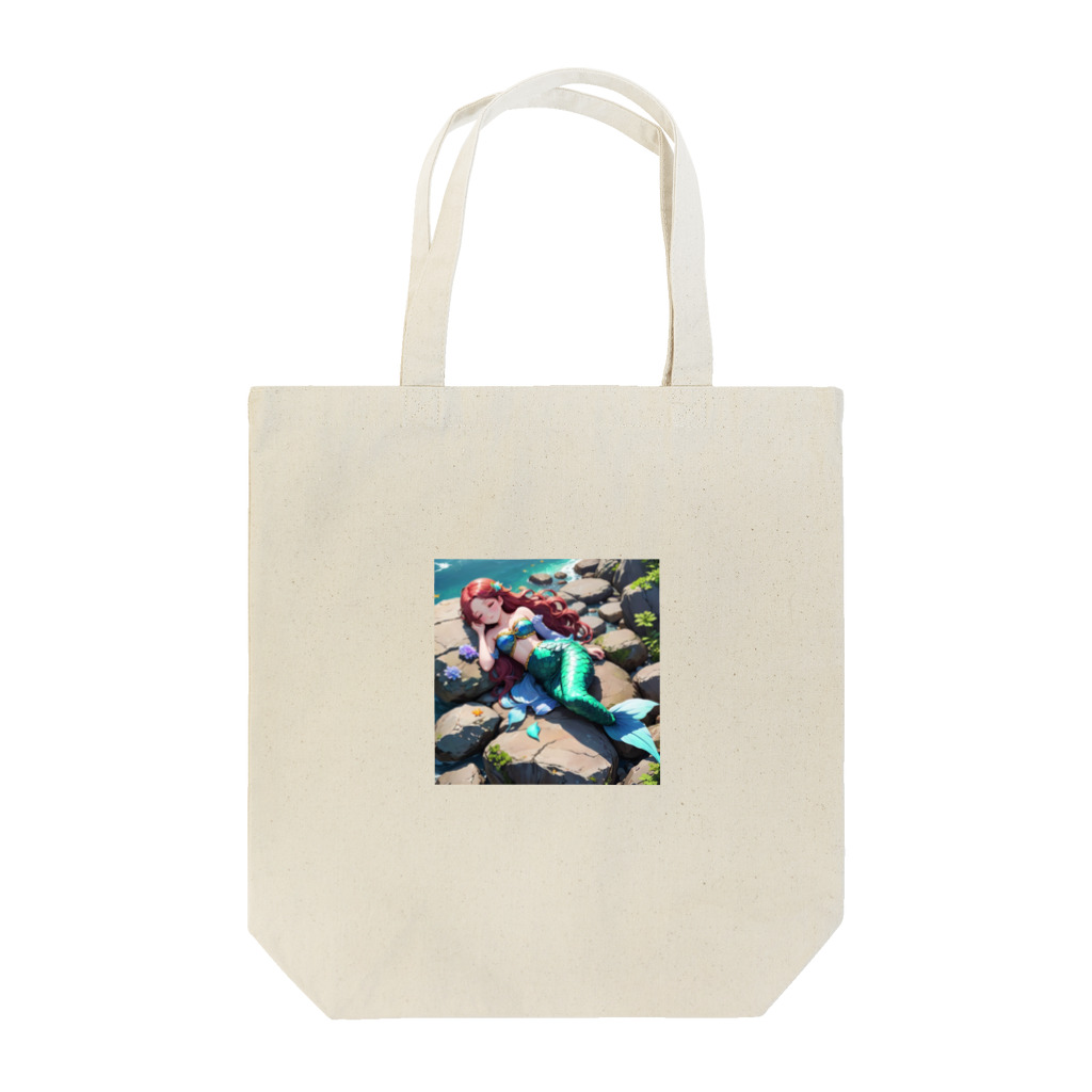 ぴよぴよショップの人魚姫のお昼寝 Tote Bag