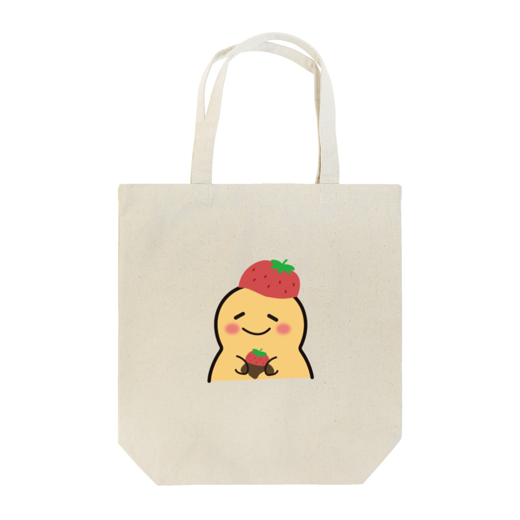 po__chanのいちごのポーちゃん Tote Bag