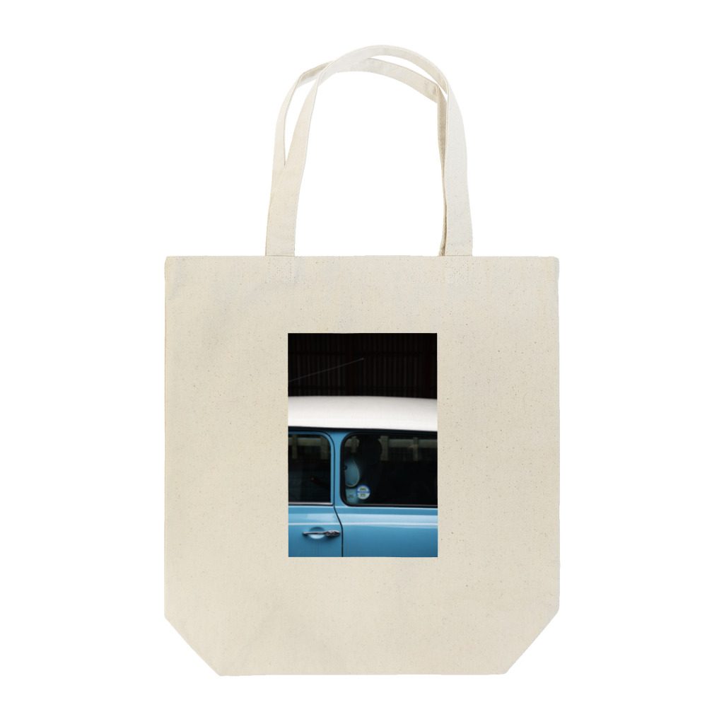 nepia080のブルーとホワイト Tote Bag