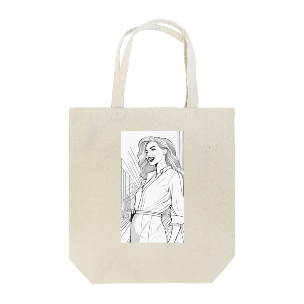 wtr3045の魅惑の塗り絵世界に浸る女性　２ Tote Bag