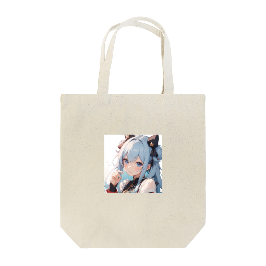 hazukimikanのあおにゃん Tote Bag