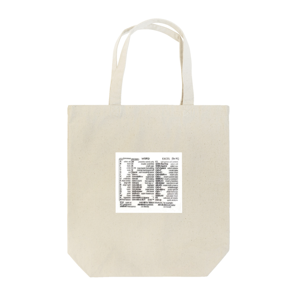 コロ助のWord,Excel ショートカットキー Tote Bag