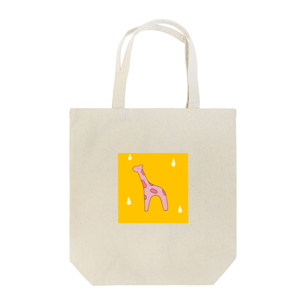 mojimoji shopのいちごキリン Tote Bag