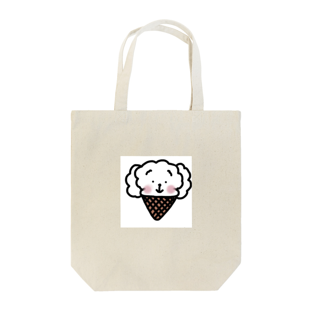 cocomarinのソフトクリーム犬 Tote Bag