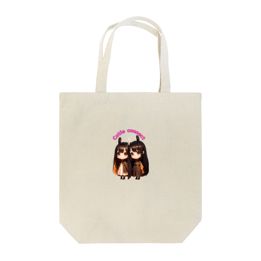 Cutie connectの双子のウサ耳 Tote Bag