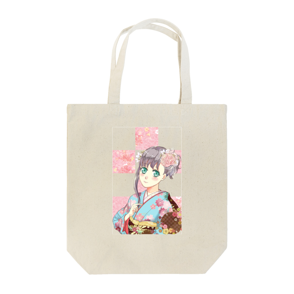 AsamiOubaのはじめての着物♡ Tote Bag