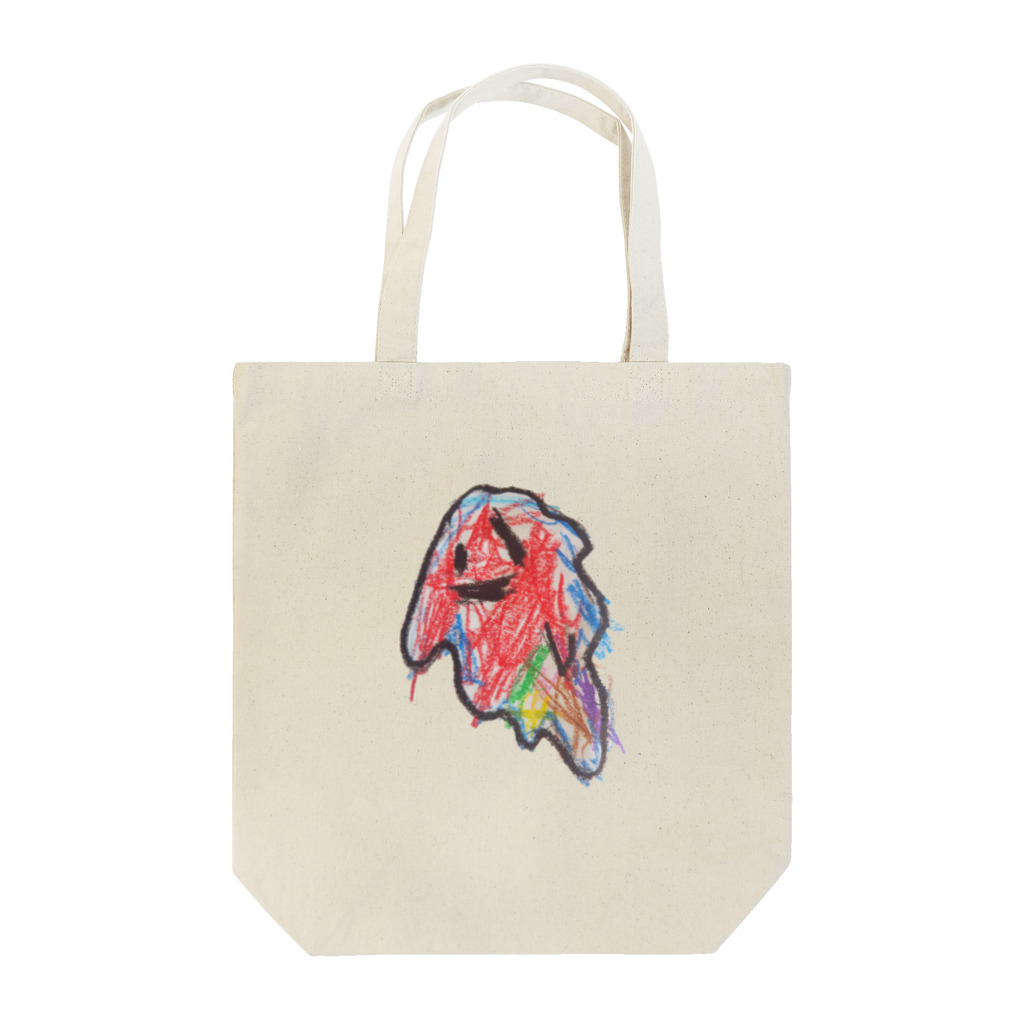 真奈美のカラフル おばけ Tote Bag