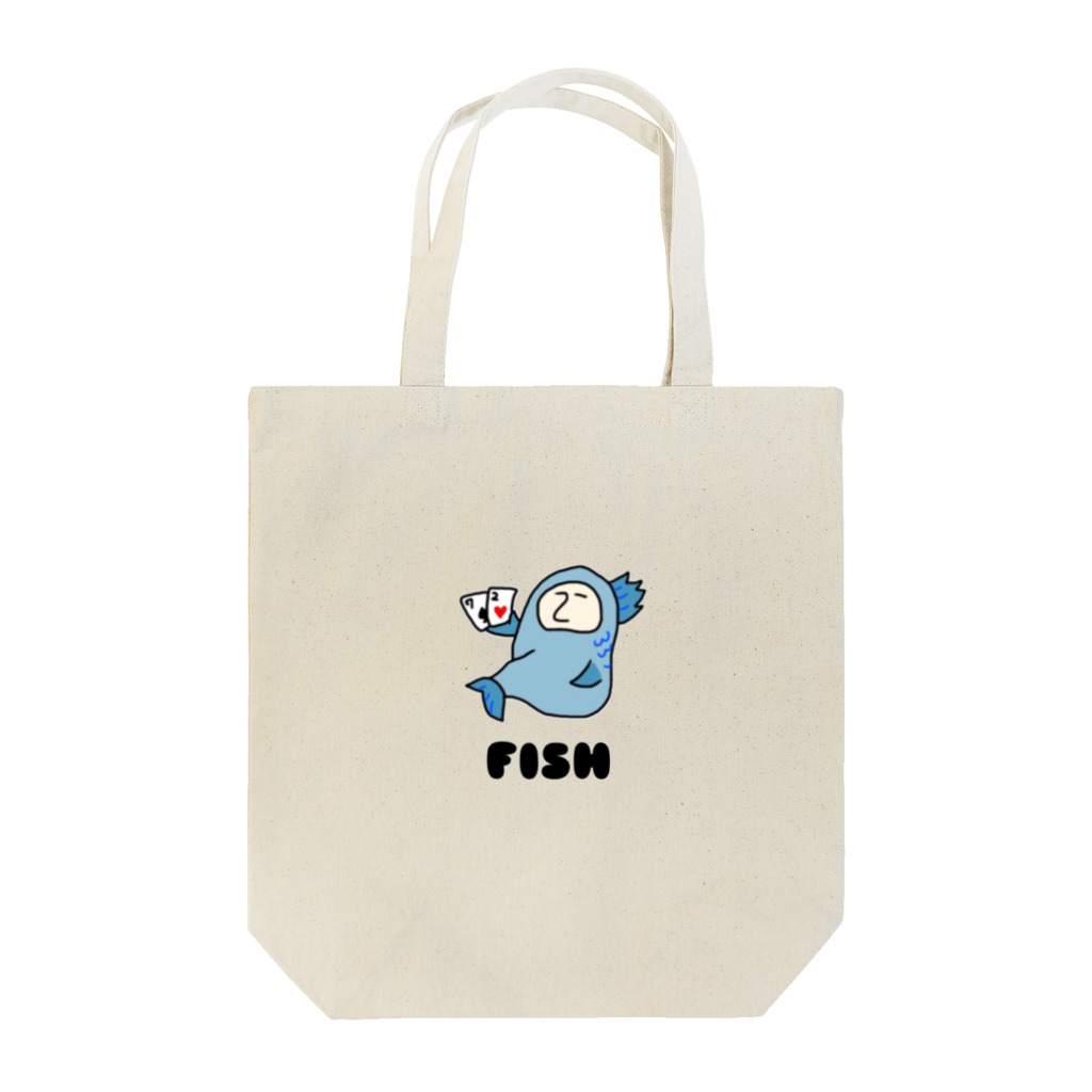 ちむのポーカーグッズのフィッシュ君 Tote Bag