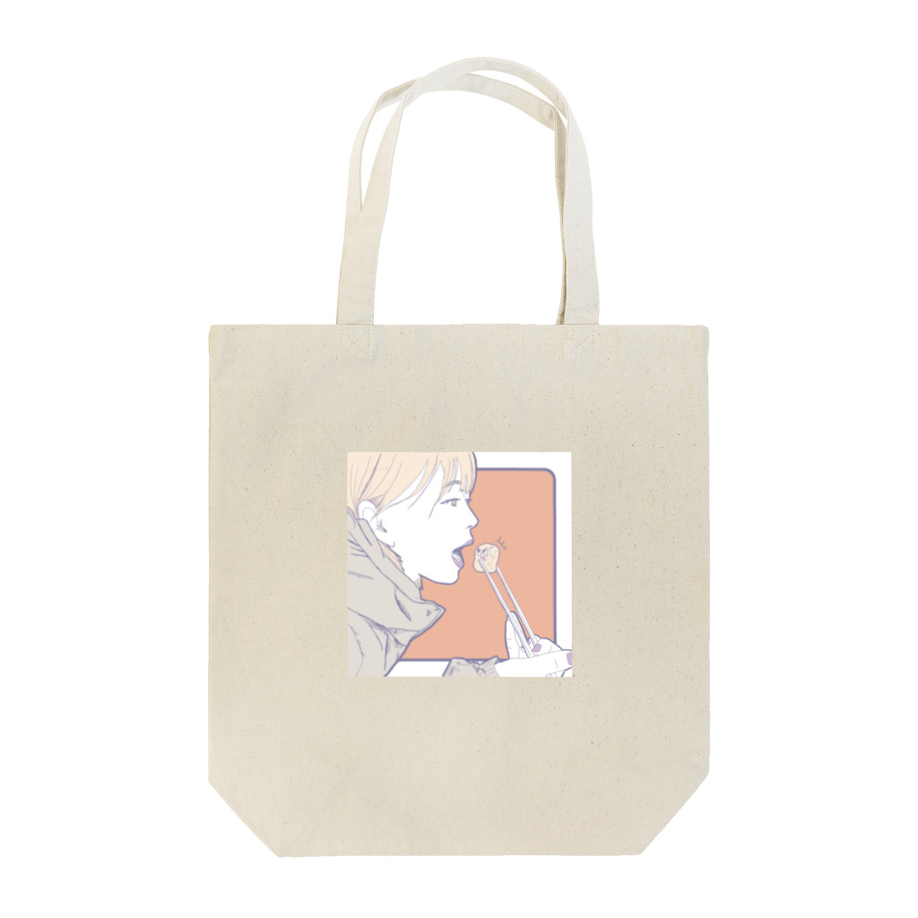 Mimomoのホタテとヒト Tote Bag