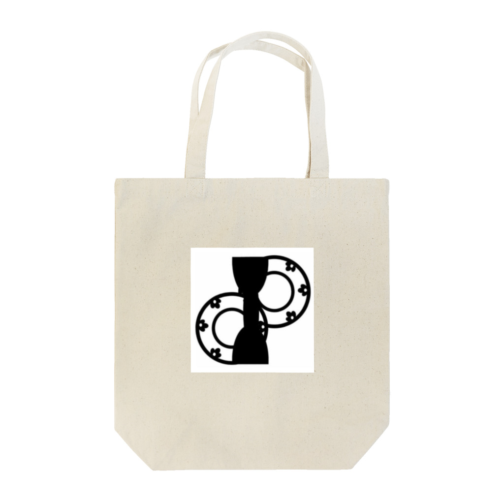 森澤勇司Yuji Morisawaのモノクロコツヅミ Tote Bag