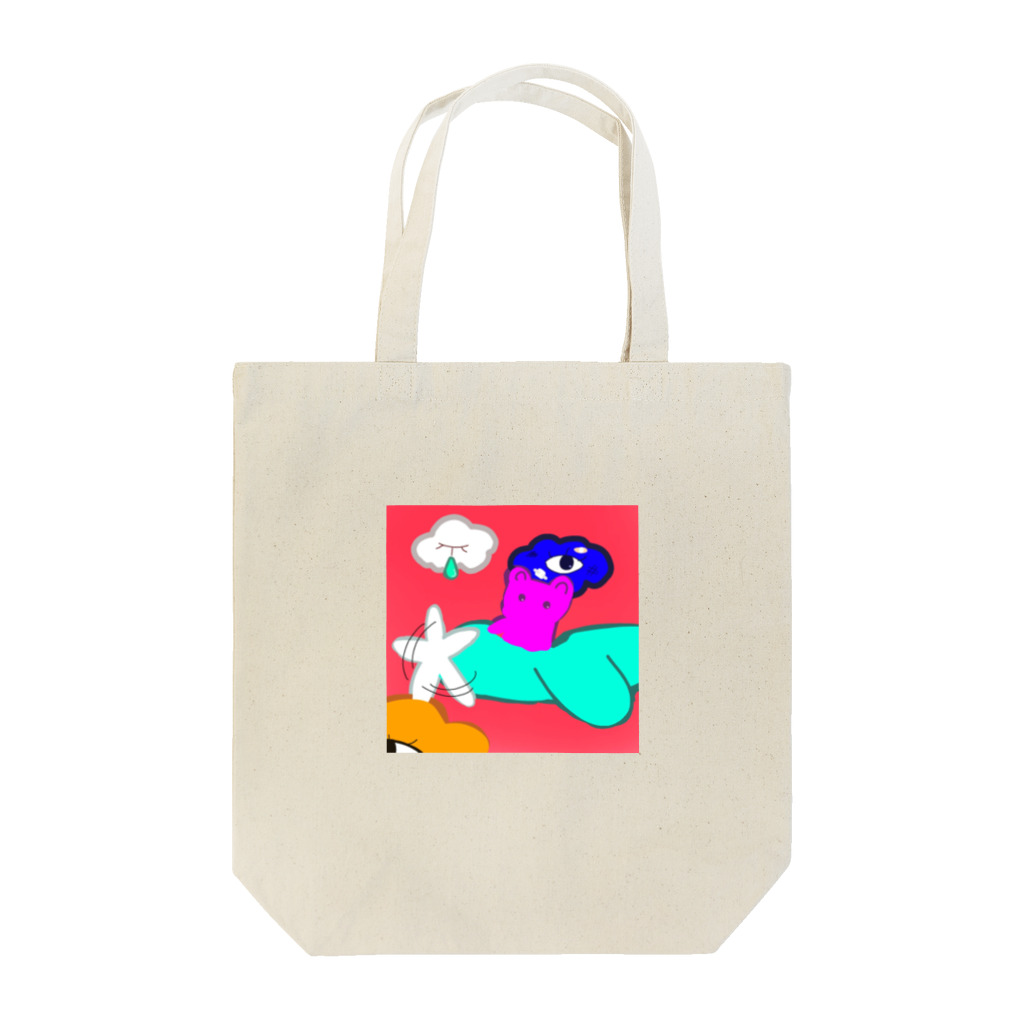 小6自閉スペクトラム症の女の子のお部屋のくまのそら Tote Bag