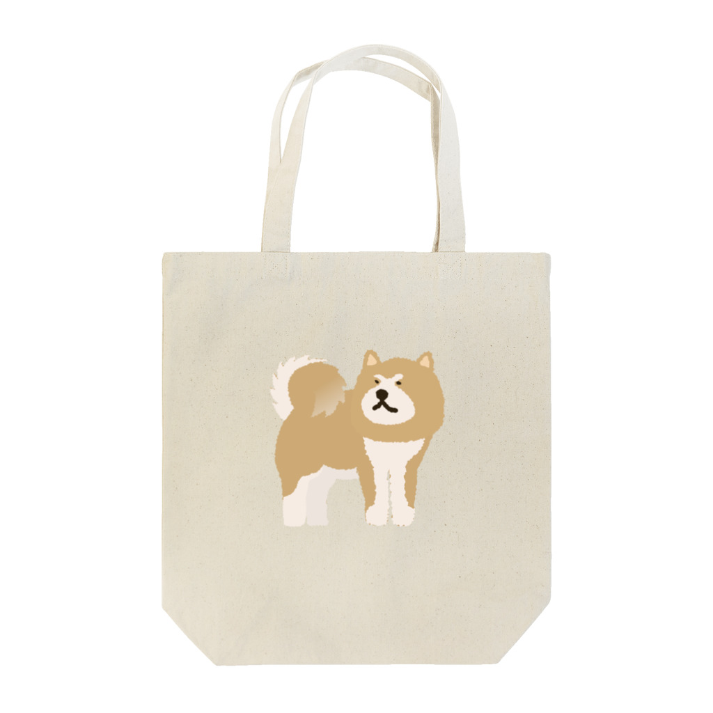 しばじるしデザインの佇む秋田犬 Tote Bag