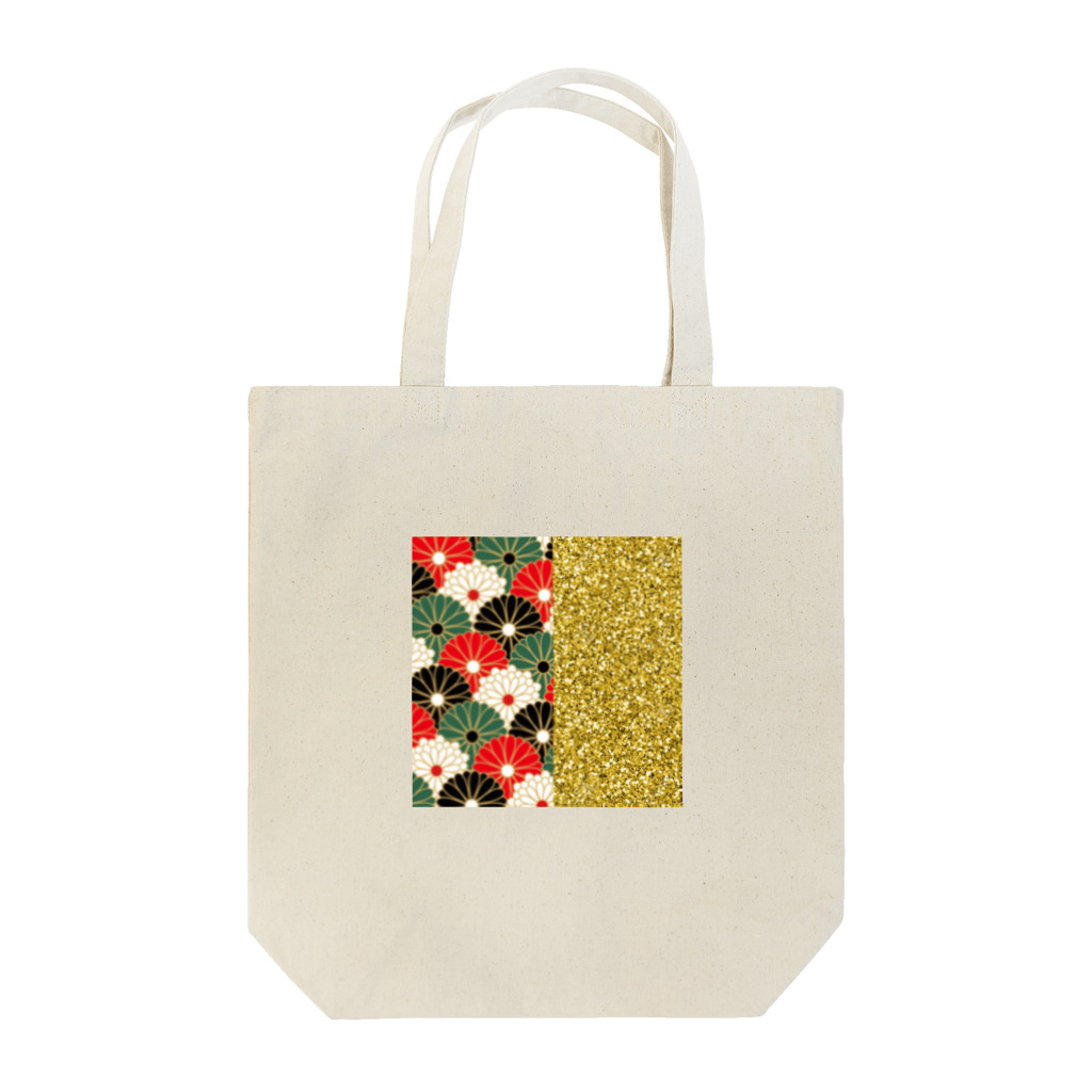 8PIXELの和柄×ラメ  2 Tote Bag