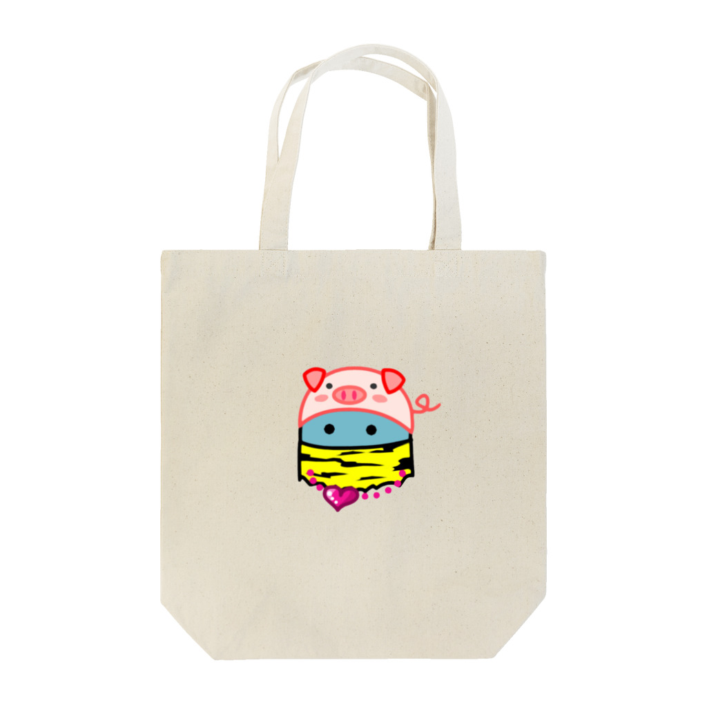 蒸しパンのぶたとらちゃん Tote Bag