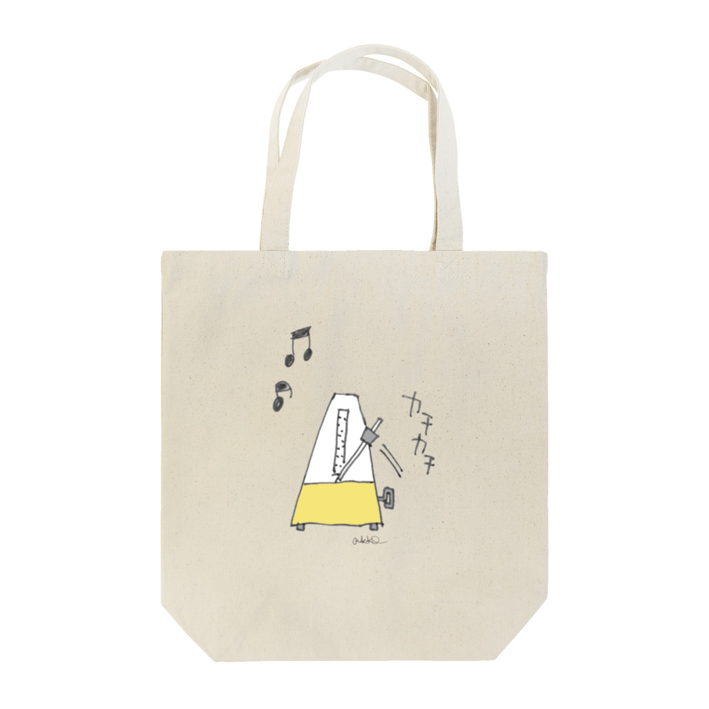 マイリッシュデザインのメトロノーム”カチカチ” Tote Bag