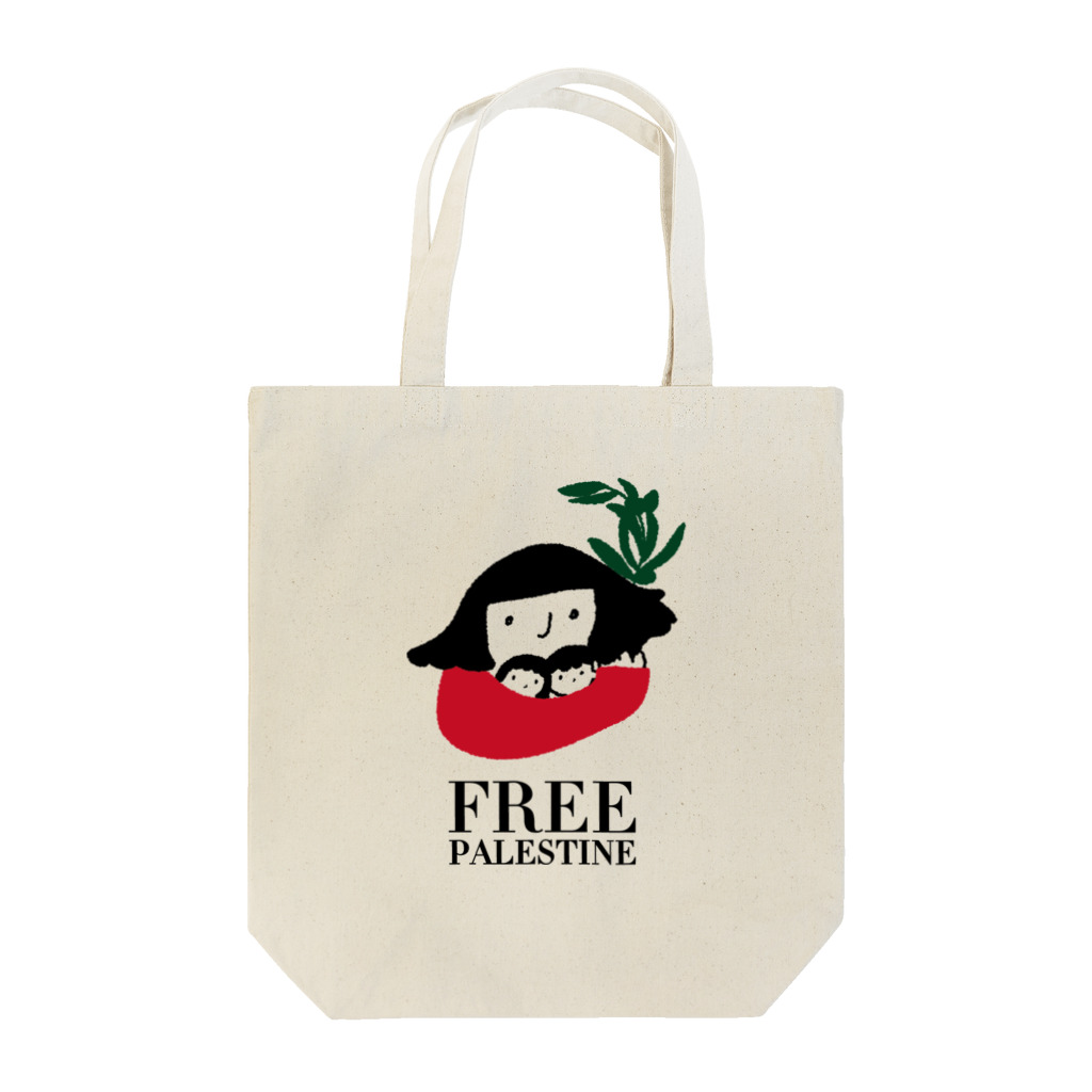 NatsumeillustrationsのFREE PALESTINE Tote Bag