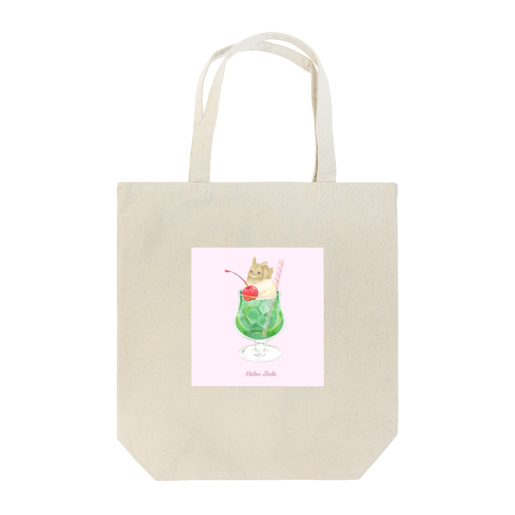 ameco shopのうさメロンソーダ Tote Bag