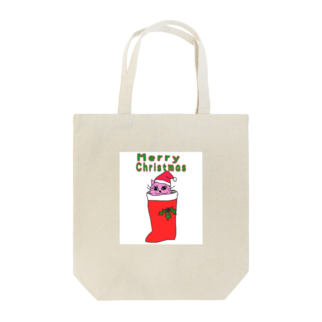 miroのピンクのねこXmas☆ Tote Bag