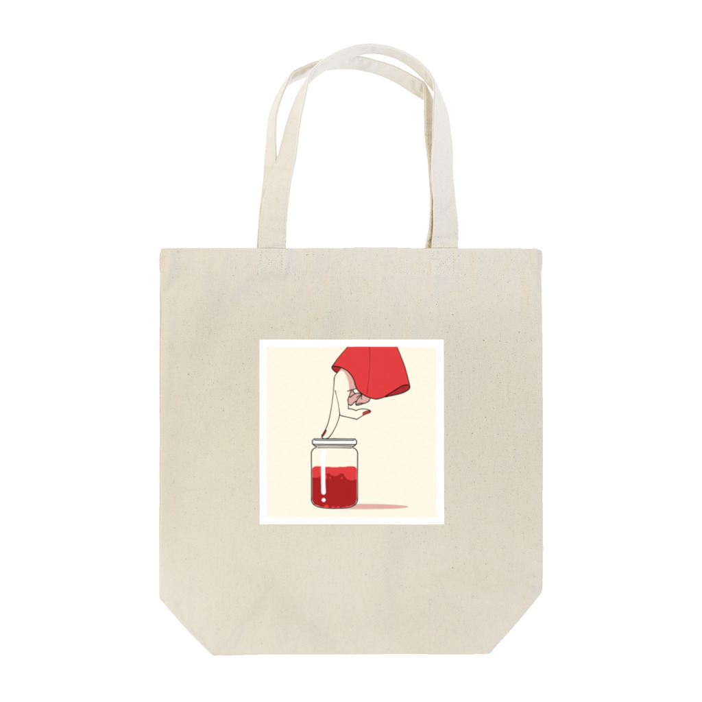 soratoのジャム瓶の蓋の上で踊る Tote Bag