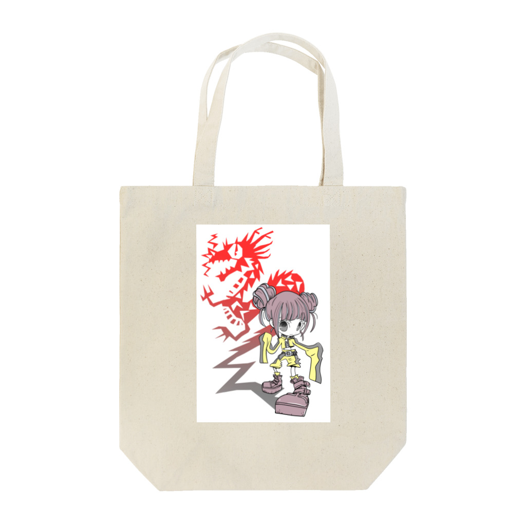 梅治郎　Umejiroの Dragon Punks Tote Bag