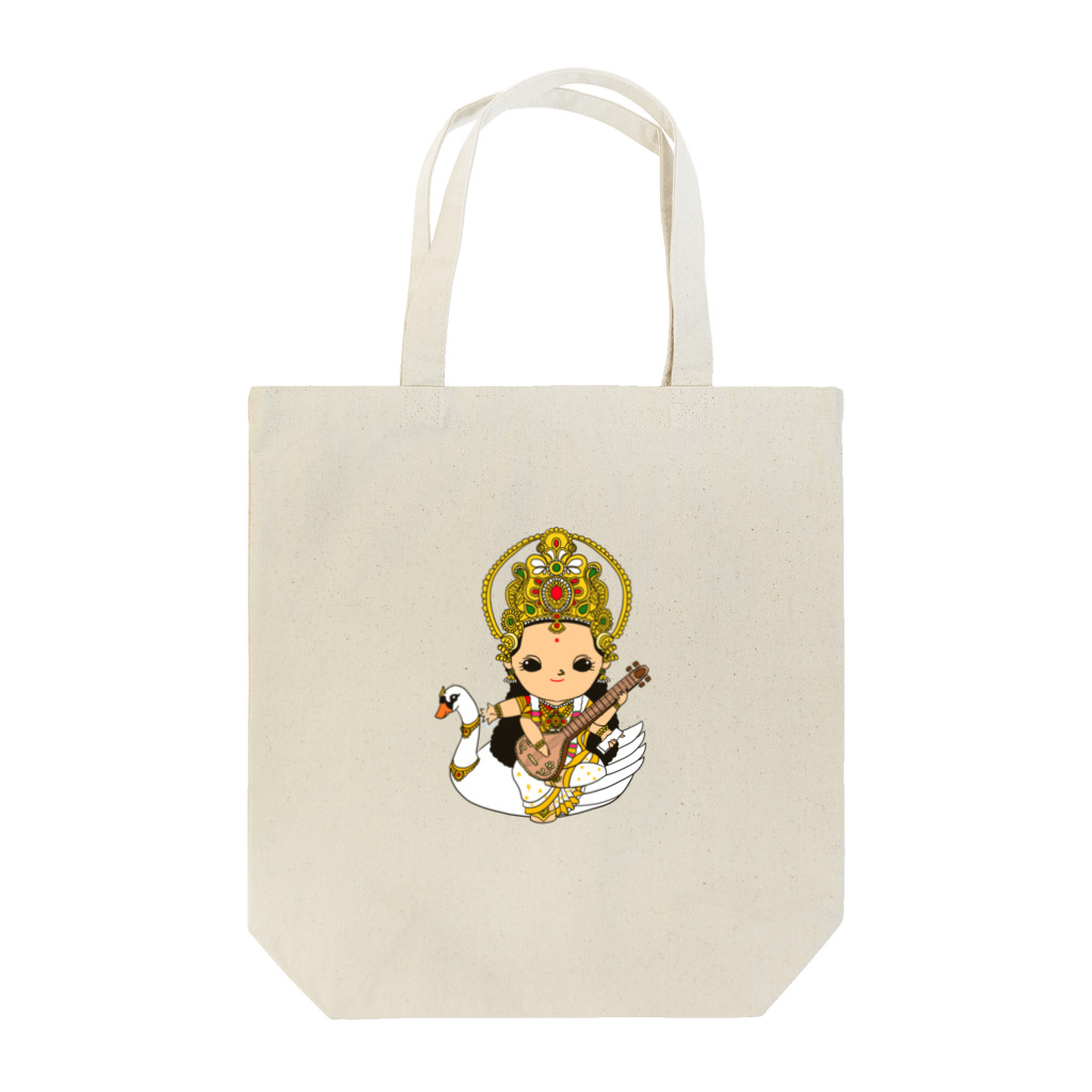 Sallyのサラスヴァティ神 Tote Bag