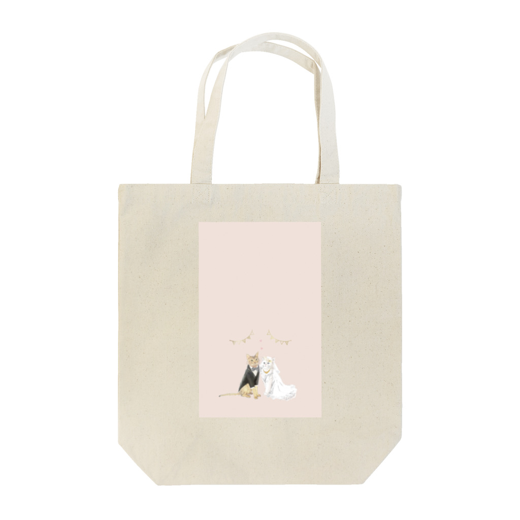 似顔絵婚姻届/スマホDIY婚姻届~ai.create~の無料婚姻届♡お揃いグッズ Tote Bag