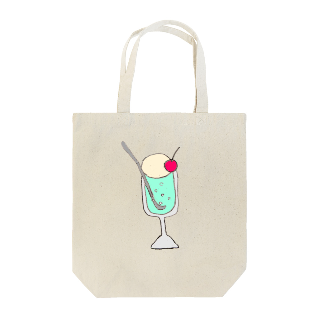 なまず店のクリームソーダ（cream soda） Tote Bag