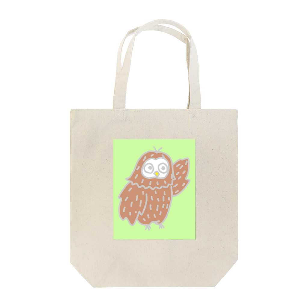 ゆるイラスト【でこや】のふくろう Tote Bag