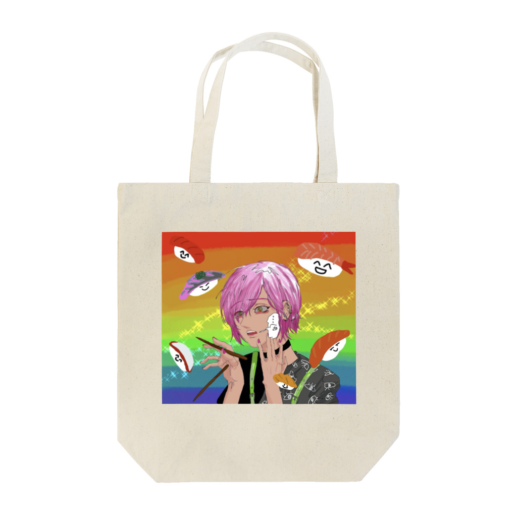 沙羅吉の工房の原宿SUSHIボーイ Tote Bag