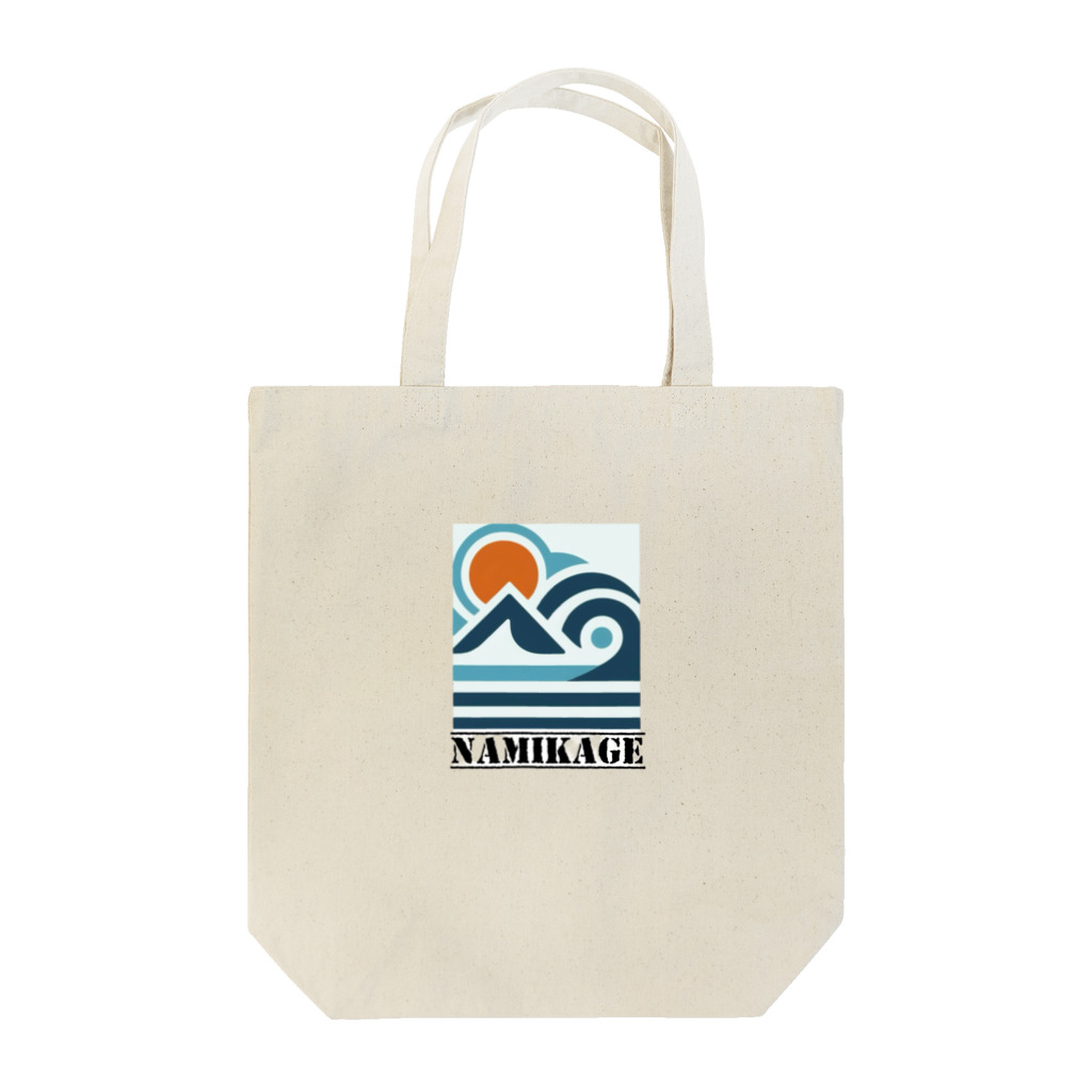 K.NAKAOHJIの和風テイスト波影 Tote Bag