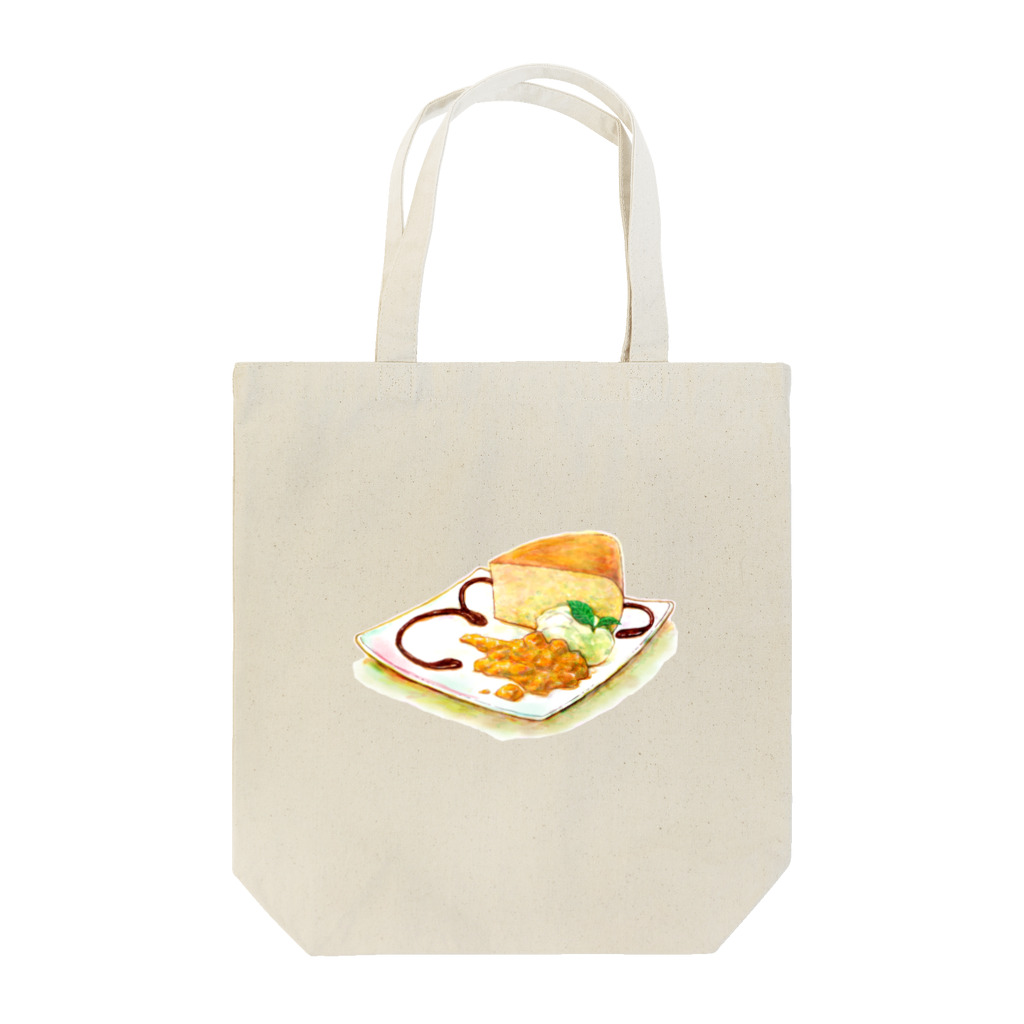 志瓜のSUZURIのふわふわスフレチーズケーキ Tote Bag