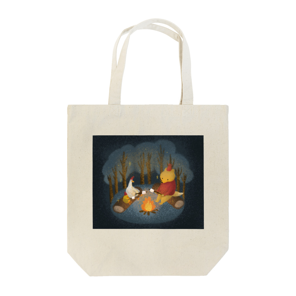 kuchi（口で描く絵）のみんなでマシュマロ Tote Bag